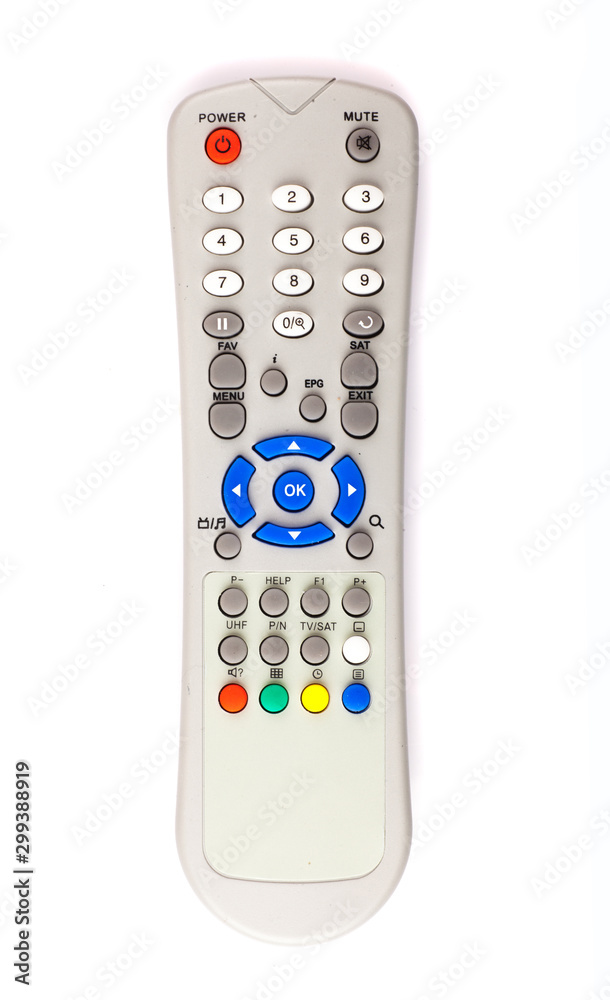 unnamed tv remote control on white background unnamed tv remote control on white background