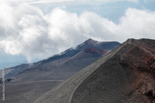 Long Winding Road on Top of Mount Etna