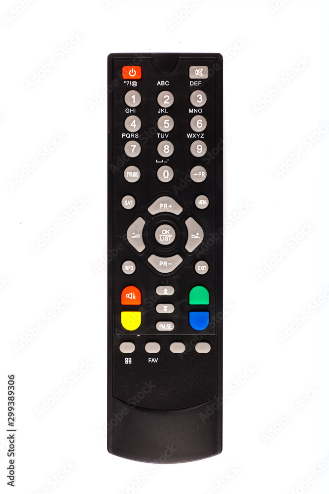 unnamed tv remote control on white background unnamed tv remote control on white background