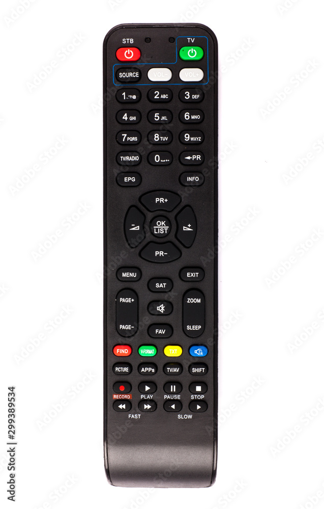 unnamed tv remote control on white background unnamed tv remote control on white background