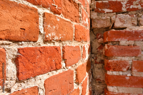 brick wall, red brick, red brick wall