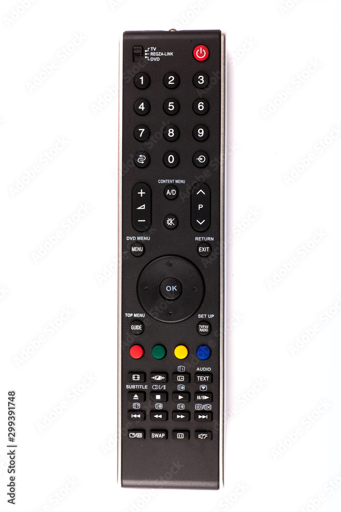 unnamed tv remote control on white background unnamed tv remote control on white background