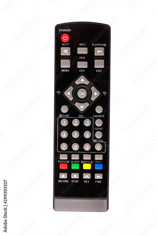 unnamed tv remote control on white background unnamed tv remote control on white background