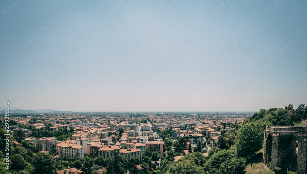panoramic view of florence italy