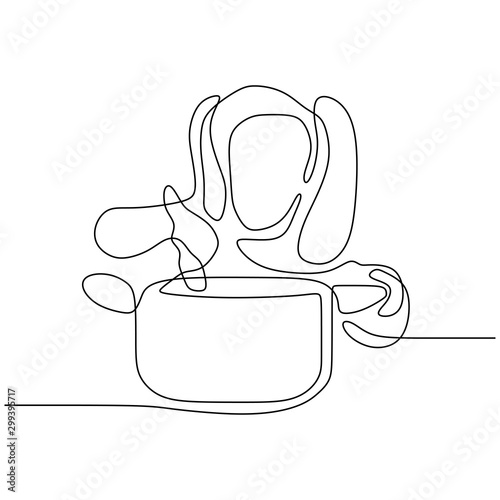 continuous one line drawing...