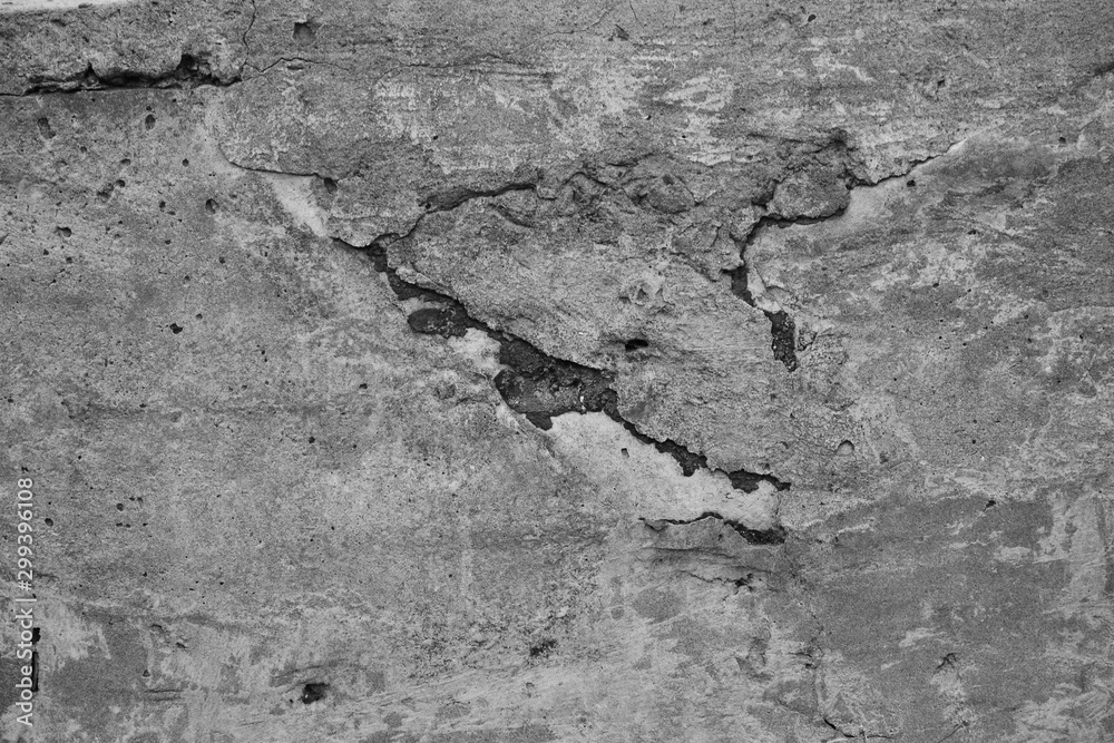 Fototapeta premium Beautiful vintage background. Abstract grunge decorative stucco wall texture. Wide rough background with copy space for text.