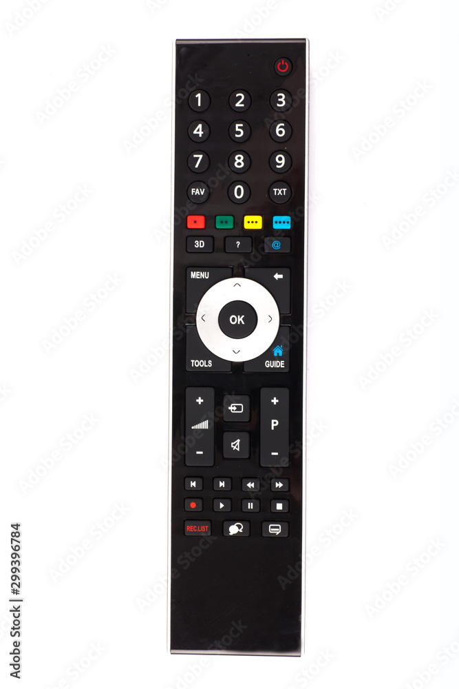 unnamed tv remote control on white background unnamed tv remote control on white background