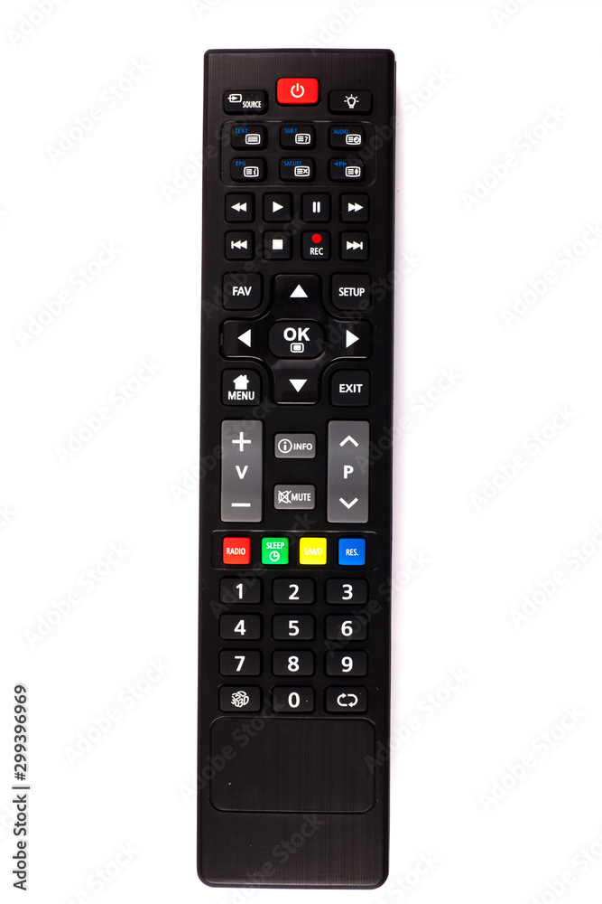 unnamed tv remote control on white background unnamed tv remote control on white background