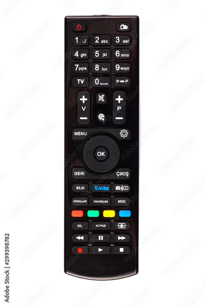 unnamed tv remote control on white background unnamed tv remote control on white background