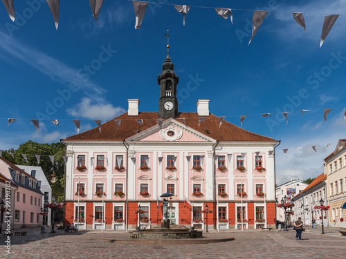 The Town Hall of Tartu; Estonia photo