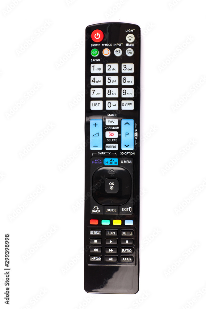 unnamed tv remote control on white background unnamed tv remote control on white background