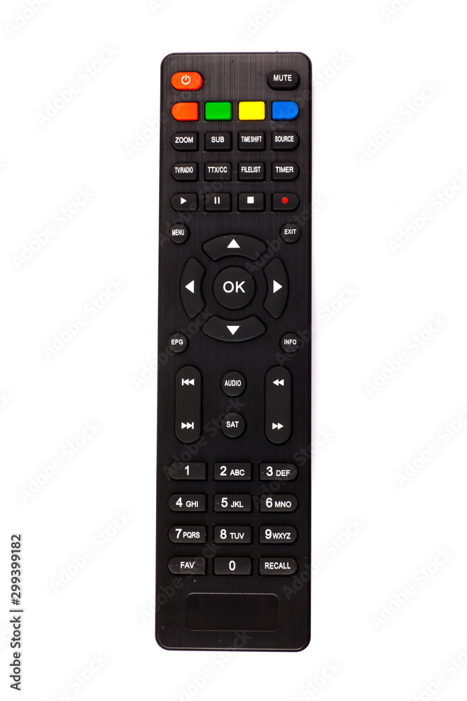 unnamed tv remote control on white background unnamed tv remote control on white background