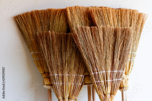 broom isolated on white background