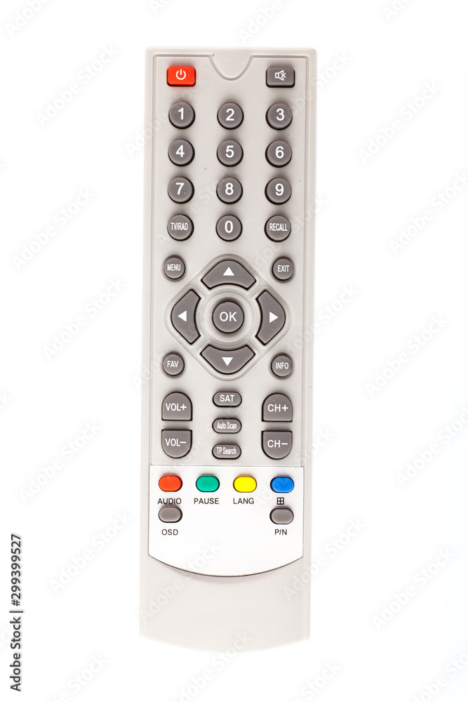 unnamed tv remote control on white background unnamed tv remote control on white background