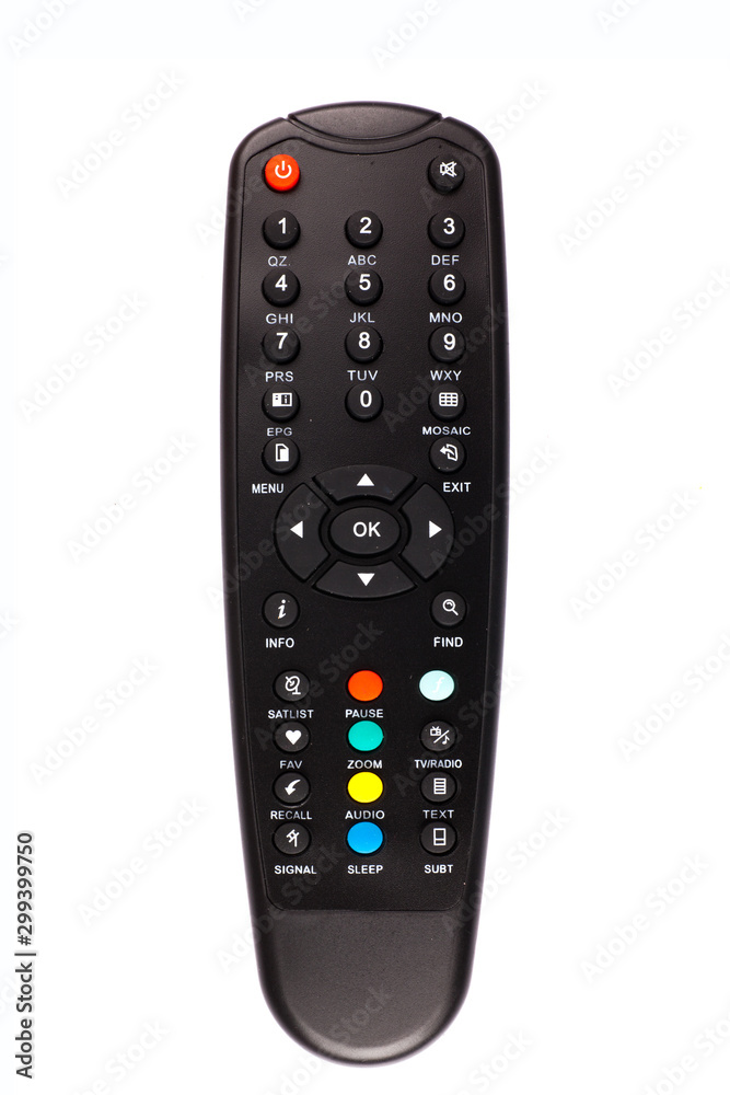 unnamed tv remote control on white background unnamed tv remote control on white background