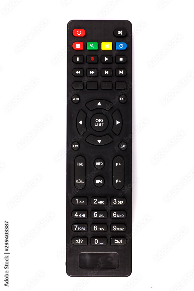 unnamed tv remote control on white background unnamed tv remote control on white background