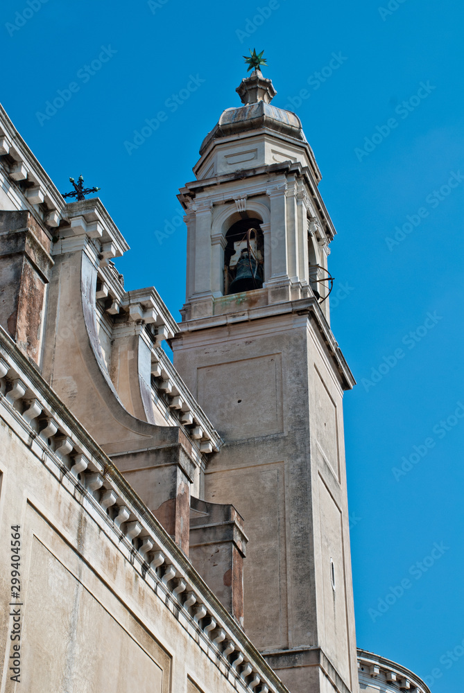 Venice, Italy: Tower of the church Santa Maria del Rosario