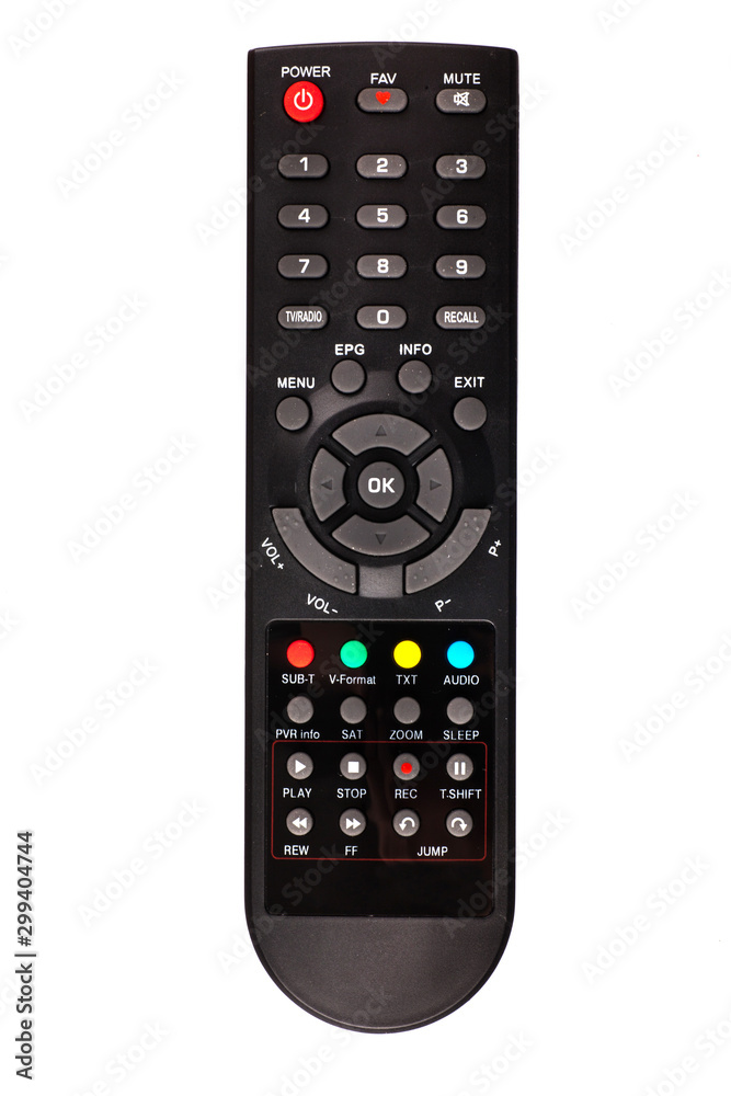 unnamed tv remote control on white background unnamed tv remote control on white background