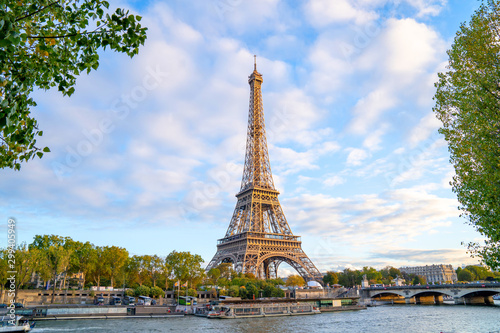 Eiffel Tower in summer morning © alexugalek