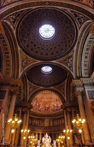 Beautiful church interior dome