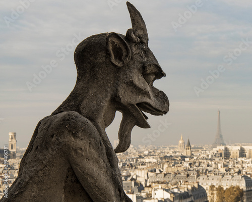 Gargoyle on Watch, Paris