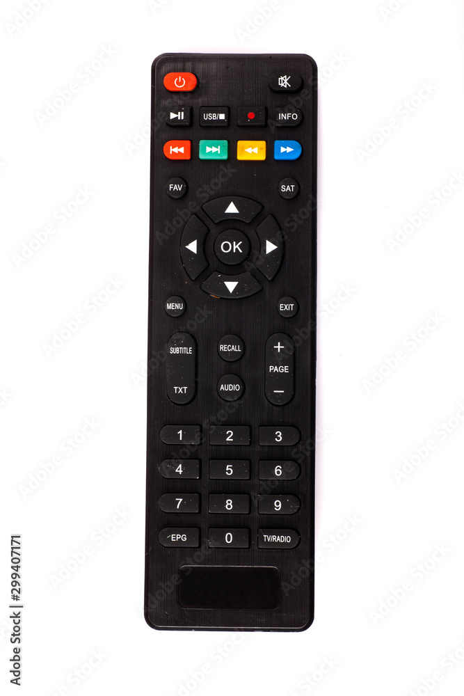 unnamed tv remote control on white background unnamed tv remote control on white background