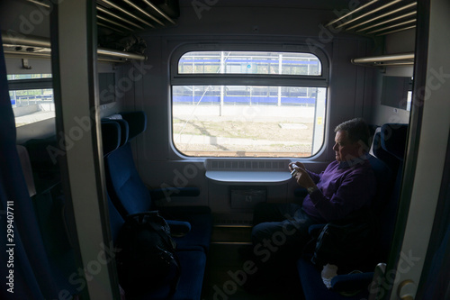 Cabin of Poland train