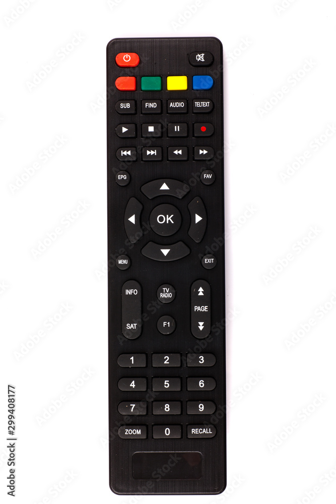 unnamed tv remote control on white background unnamed tv remote control on white background