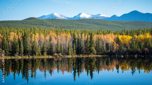 Tranquil wilderness of Kluane National Park, Yukon Canada