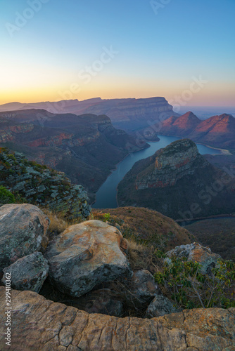 three rondavels and blyde river canyon at sunset, south africa 95 © Christian B.