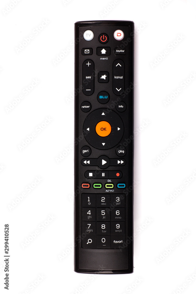 unnamed tv remote control on white background unnamed tv remote control on white background