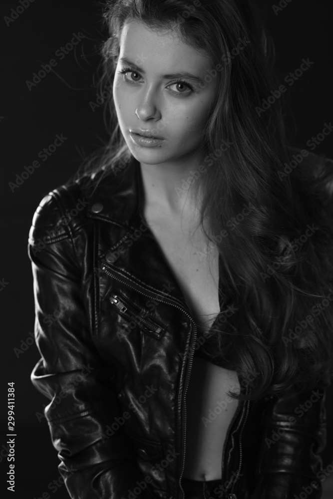 Beautiful young female brunette model Beautiful young female brunette model