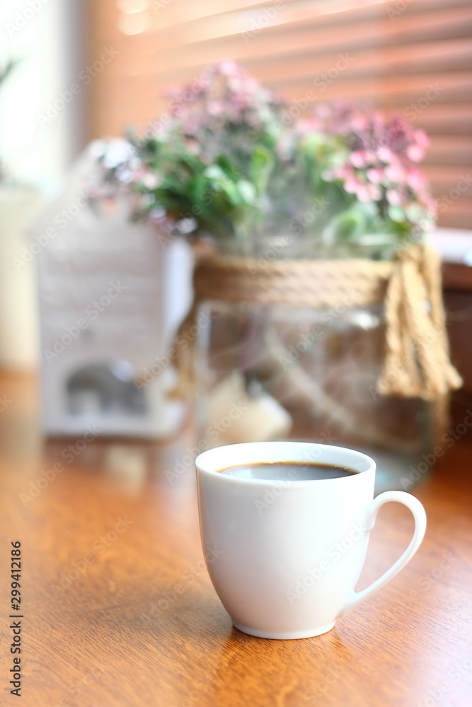 cup of coffee with flowers cup of coffee with flowers