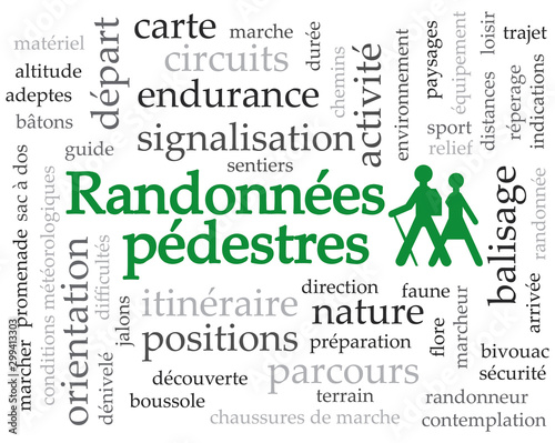 Logo randonnées pédestres.