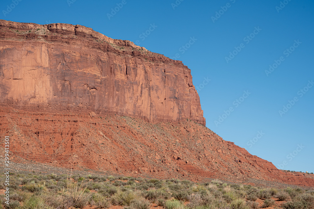 Sandstone Butte in Monument Valley