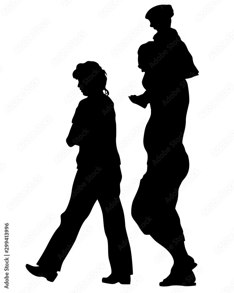 Parents with little child on white background Parents with little child on white background
