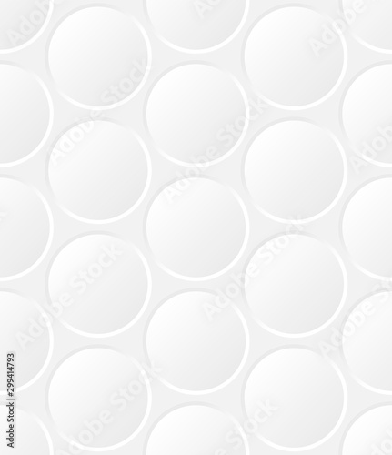 White and light gray background. Seamless abstract pattern. Vector illustration. © prezent