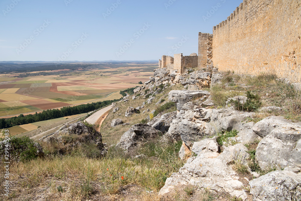 Gormaz castle in Soria province Castile Leon Spain Gormaz castle in Soria province Castile Leon Spain