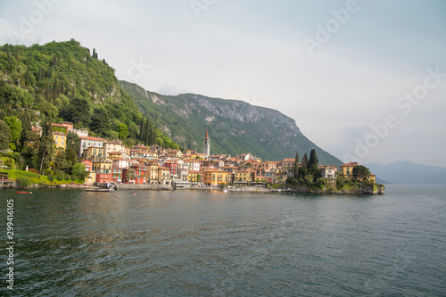 Varenna in Como lake Lombardy Italy on April 15, 2017