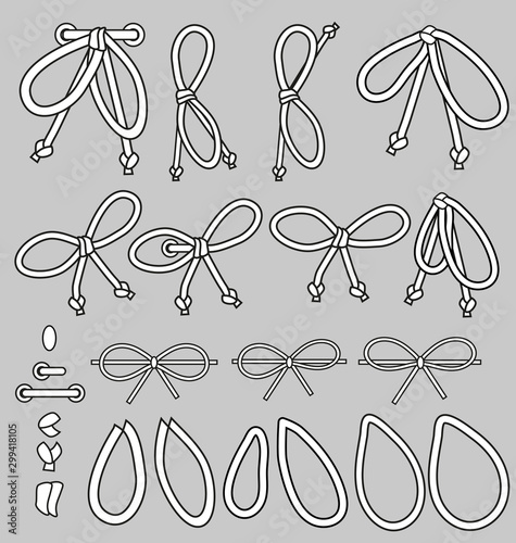 String Bow Fashion Lacing kit