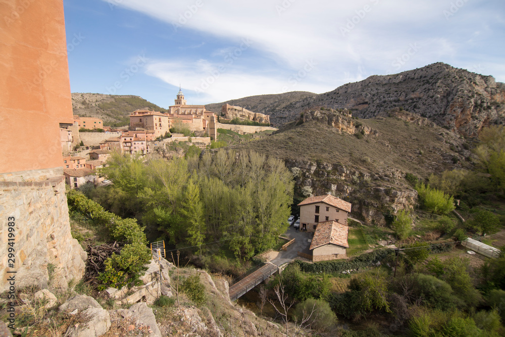 Albarracin is one of the most beautiful villages in Teruel Aragon Spain