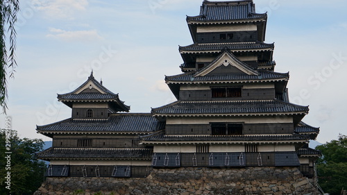 Black castle in Matsumoto, Nagano prefecture, Japan.