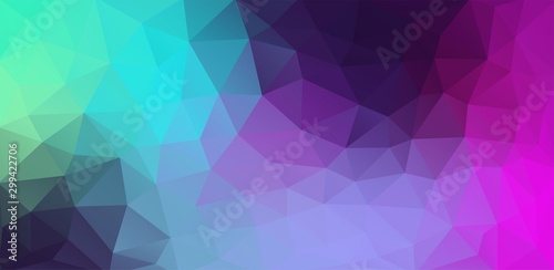 Extreme colorful flat background with triangles shapes