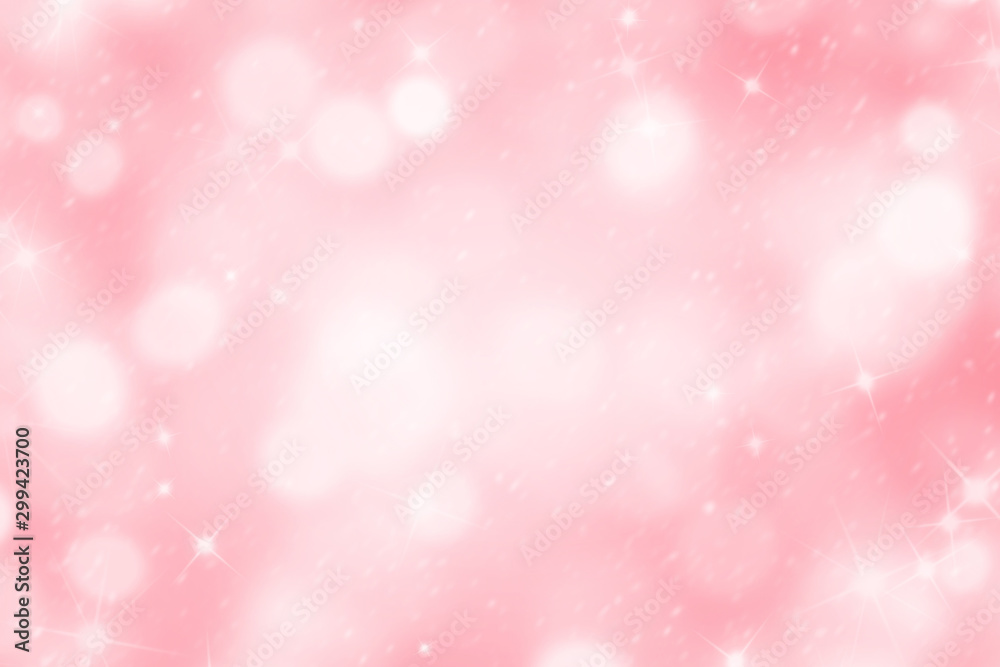 Fototapeta premium Christmas art abstract background on pink.