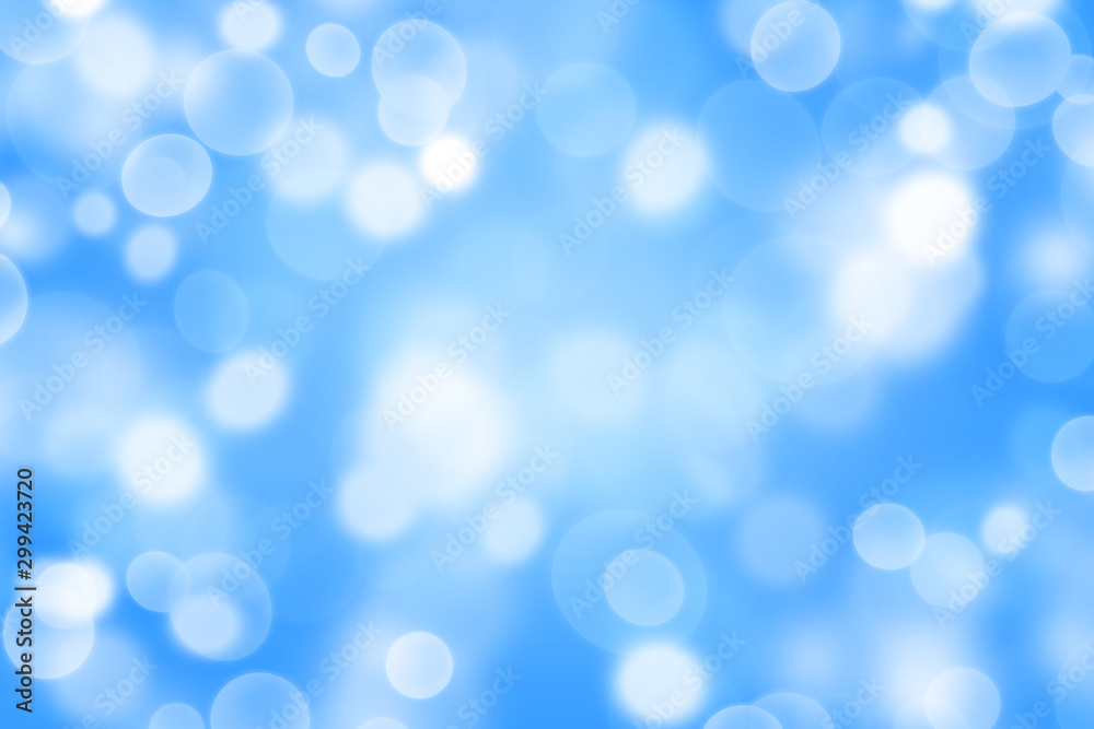 Christmas art abstract background on blue.