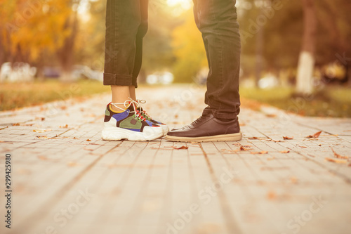 couple feet in the nature