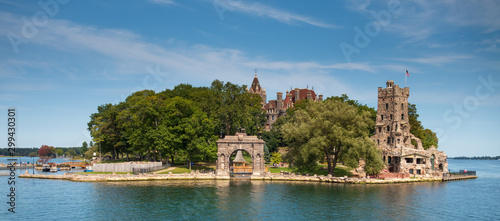 Castle on an island