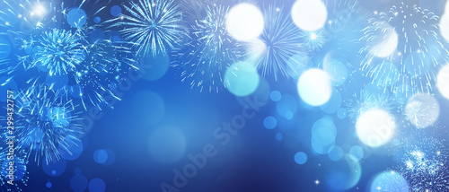 Wunderschönes Feuerwerk photo