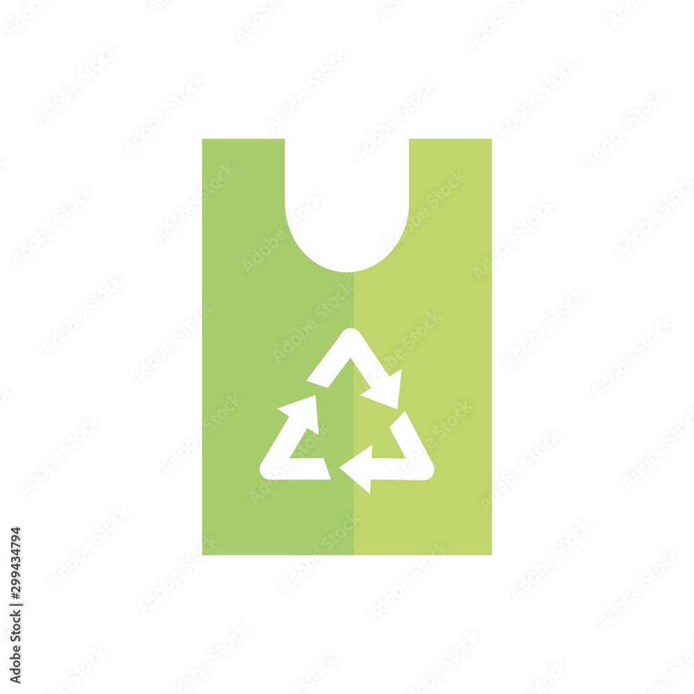 shopping bag recycle green energy icon shopping bag recycle green energy icon