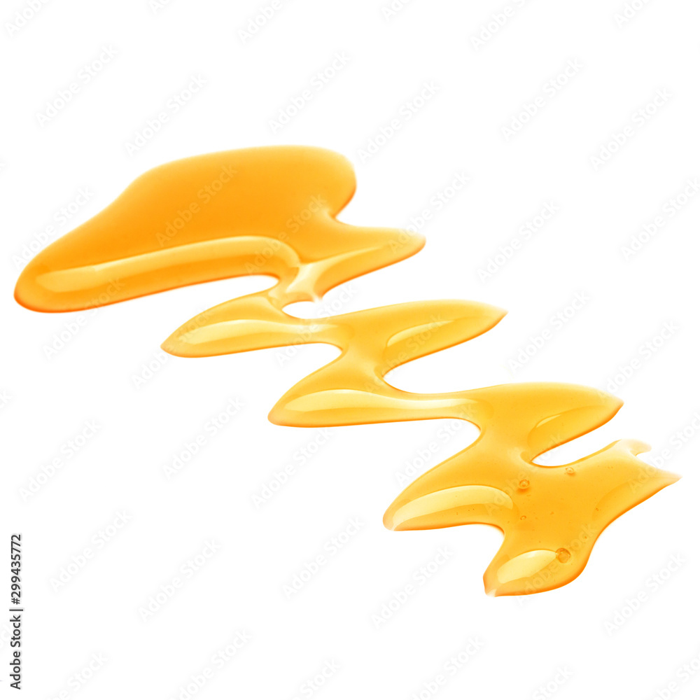 Sweet honey drips isolated on white background. Syrup droplet, nectar drops. Sweet honey drips isolated on white background. Syrup droplet, nectar drops.